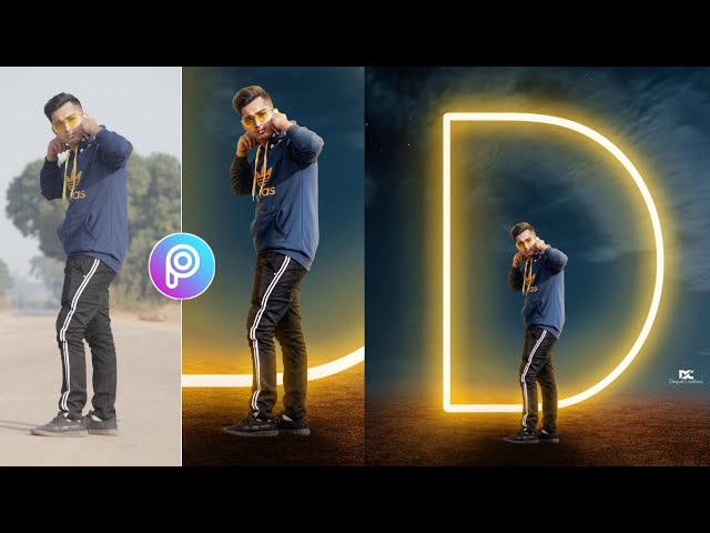 15 Second Neon Light Like Denny King Editing In Picsart App By Deepak Creations #Shorts #Picsart