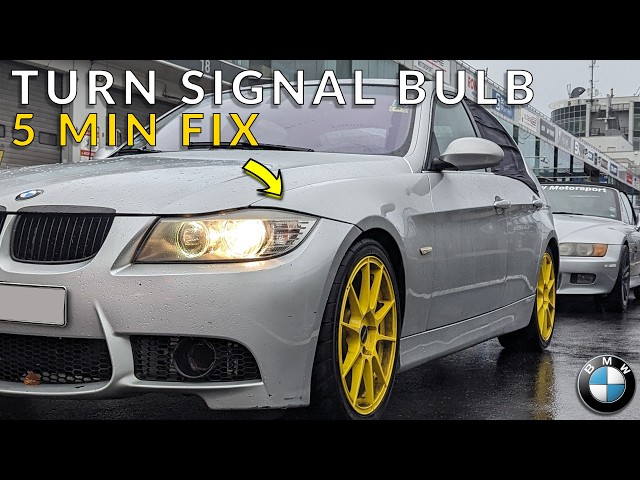 [DIY] How to change a front turn signal / turning indicator light on BMW E90 [2026]