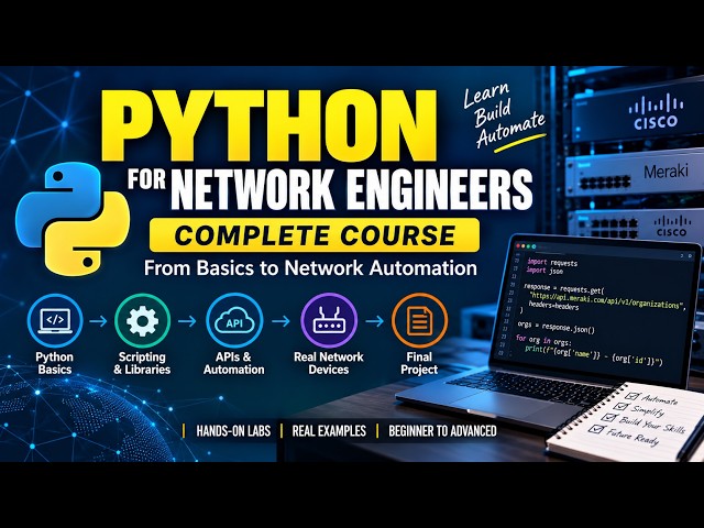 Python for Network Engineers – Complete Course | Hands-On Network Automation