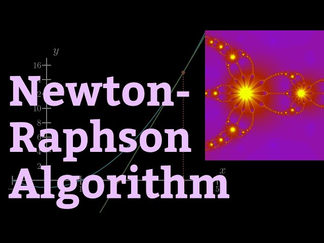 Newton-Raphson method | Animated and explained | Algorithm for finding roots of a function