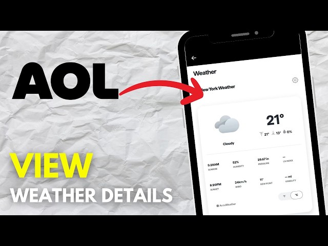 How To View Detailed Weather On AOL App (2026)