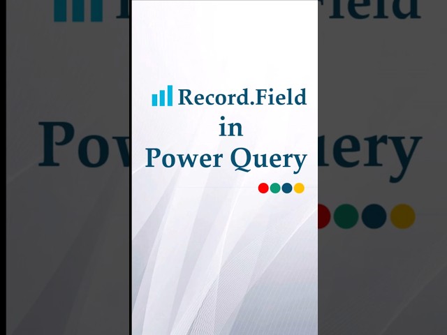 Power Query Hack: Extract Record Fields Instantly!