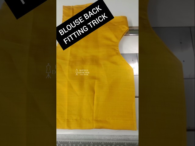 Blouse Back Side Perfect Fitting🔥
