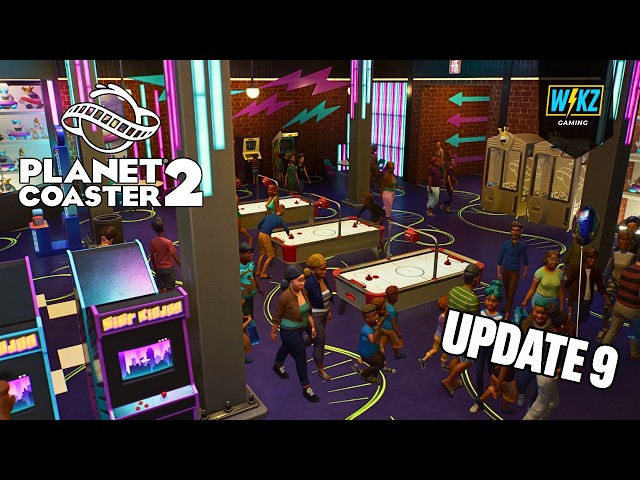Arcades Are FINALLY Coming to Planet Coaster 2 | Update 9 First Look + NEW DLC?!