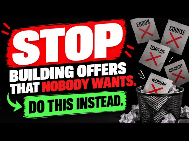 How To Create Offers That People Want To Buy (99.99% Accuracy)