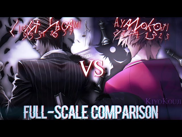Ayanokoji vs Light Yagami Full-Scale Comparison | Classroom of the elite vs Death Note
