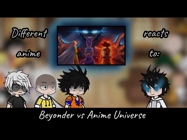 Different Anime React To: Beyonder vs Anime Universe - Insane Fight! 🔥