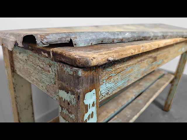 ROTTEN table RESTORED - A spiders graveyard