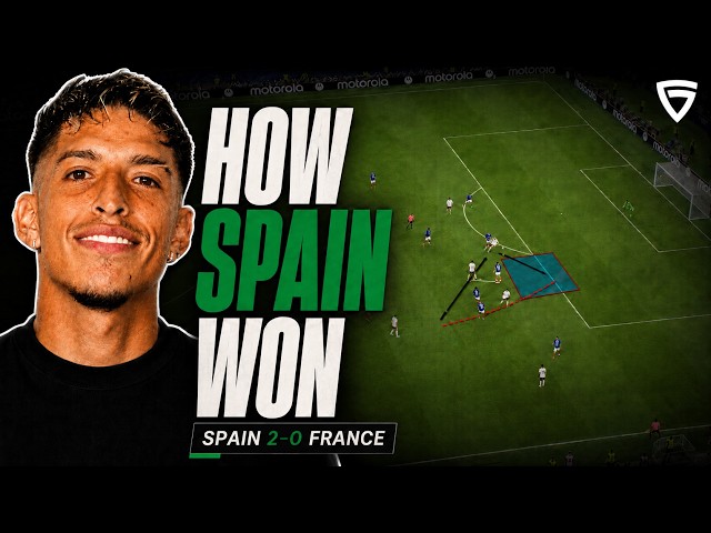How Spain Beat France 2-0 in the World Cup Semifinal | Footy Tactics