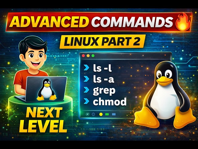 Top 10 Advanced Linux Commands | Part 2 | Linux Commands Tutorial for Beginners Hindi