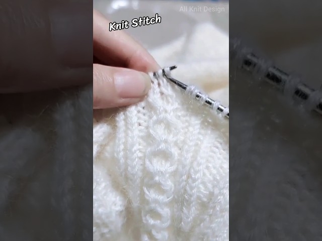 Sweater Design Knitting Stitches ♥️ #knitting