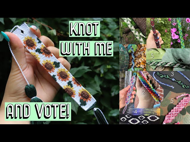 Competition Vote & Prize Knot With Me || Friendship Bracelets