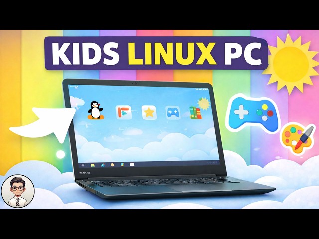How to setup a kids Linux PC for parents