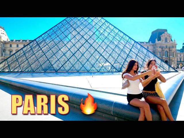 Unusual HEATWAVE in Paris! 32°C September Walk Tour 🇫🇷 4K HDR City Walk
