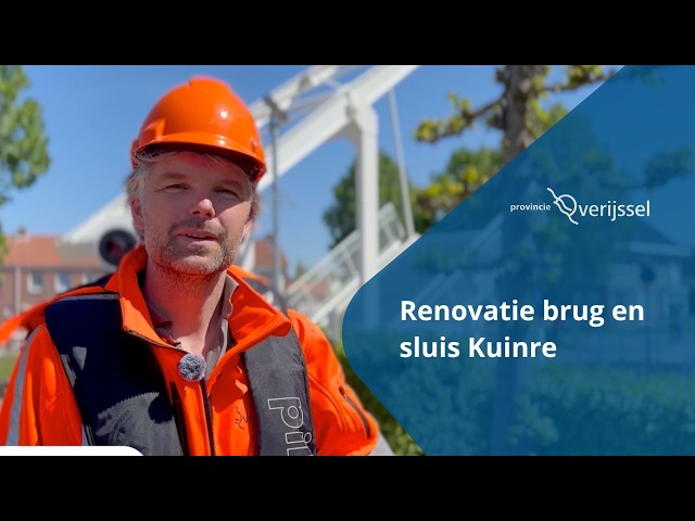 Renovatie brug en sluis Kuinre