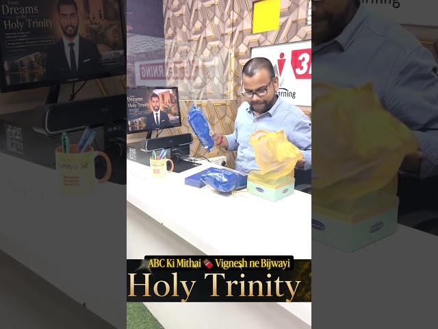 Holy Trinity IIM A B C Ki Mithai 🍫- Vignesh Ne Namkeen Ke Sath Bijwai
