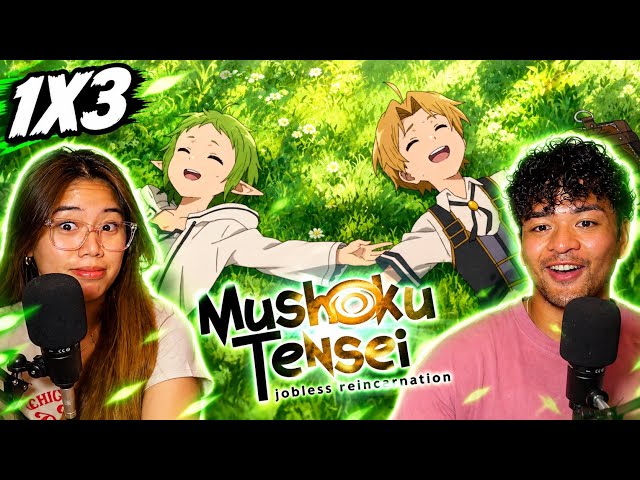 RUDY'S FIRST FRIEND! - GIRLFRIEND REACTS To Mushoku Tensei Season 1 Episode 3!