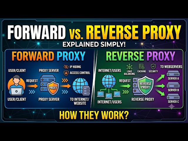 What is Forward Proxy and Reverse Proxy | How Forward and Reverse Proxy works