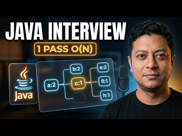 Java Interview Question | 1st Non-Repeating Character | Tech Simplified by AJ #interview #java #code