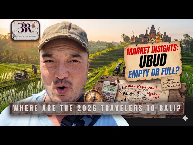 Where Did All the Tourists Go in Bali? Ubud Feels Empty in 2026 |  Market Insights from Street & Sky