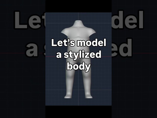 First step towards modeling a stylized character 🤗