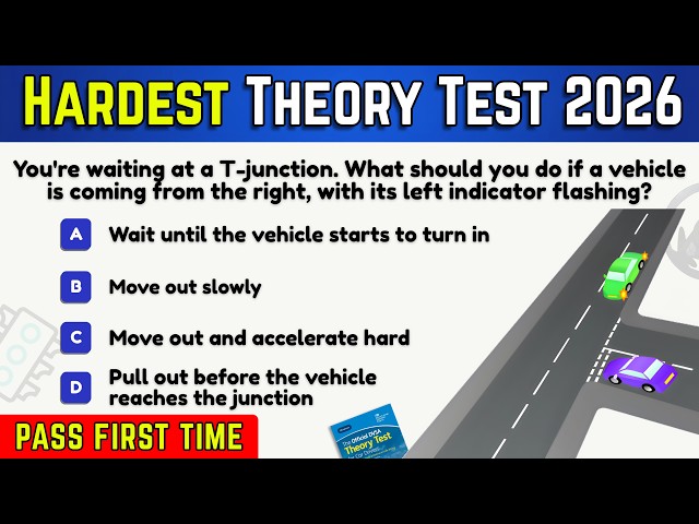Driving Theory Test UK 2026 | HARDEST Official DVSA Test (UPDATED!) | PASS FIRST TIME