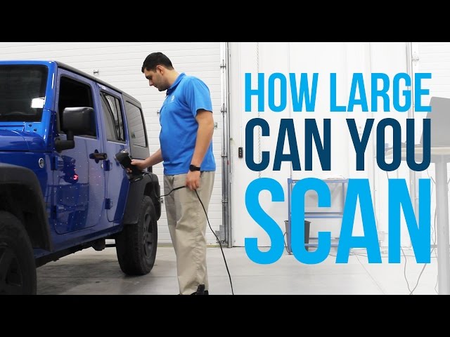 3D Scanning 101: How Big can you 3D Scan?