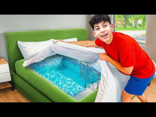 Jason built a Secret Pool in the house
