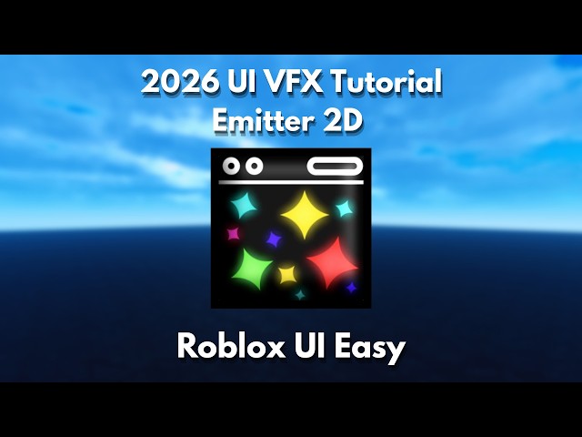 How to Make 2D VFX for your UI | Roblox Tutorial