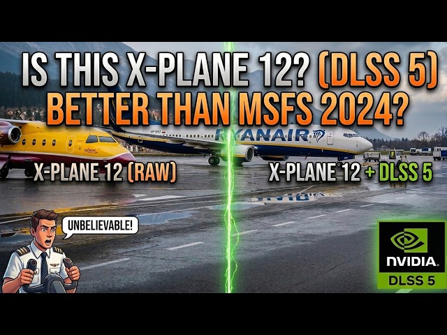 I Turned X-Plane 12 Into Real Life With DLSS 5