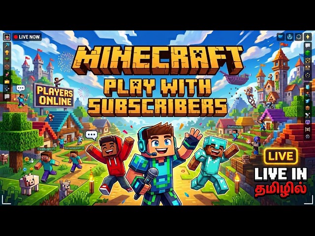 🔴Live /Play WIth Me....//Survival Gameplay//Minecraft Java Edition/ Gaming With Astin.