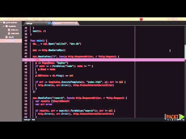 Go for Web Development: Replacing the Default Template Engine | packtpub.com