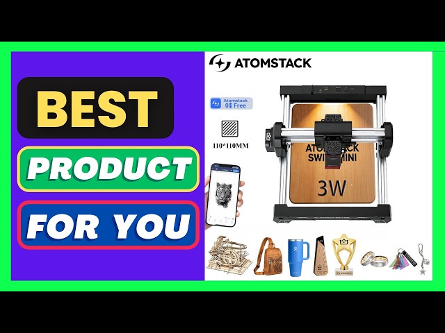 ATOMSTACK Swift Laser Engraver for Beginners Desktop Laser Cutter