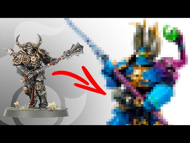 Kitbashing TZEENTCH Marked Chaos Chosen: Slaves To Darkness Tutorial