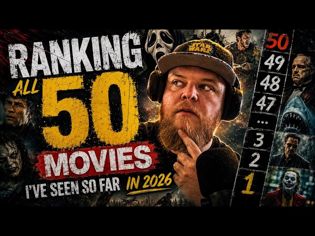 I've watched 50 movies so far in 2026! Here's my definitive ranking.