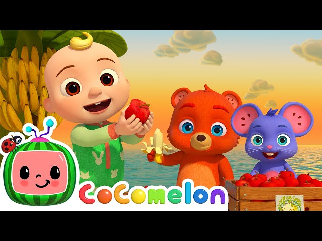 Apples and Bananas Song | CoComelon Animal Time | Animal Songs for Kids