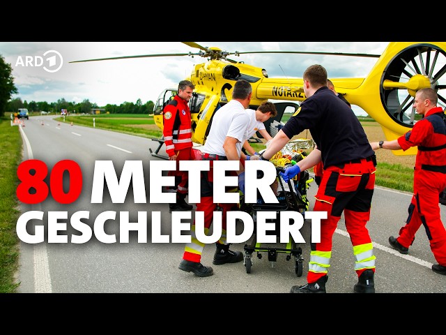 Notfallsanitäter kämpfen um das Leben von Motorradfahrer | Doku-Serie "Heli Retter"