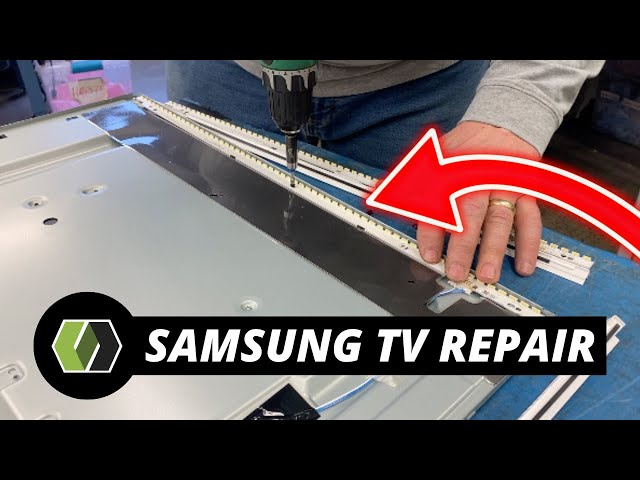 Samsung 46" LED TV Not Working - How to Fix Black Screen - No Backlights - UN46E - HG46A - HG46E