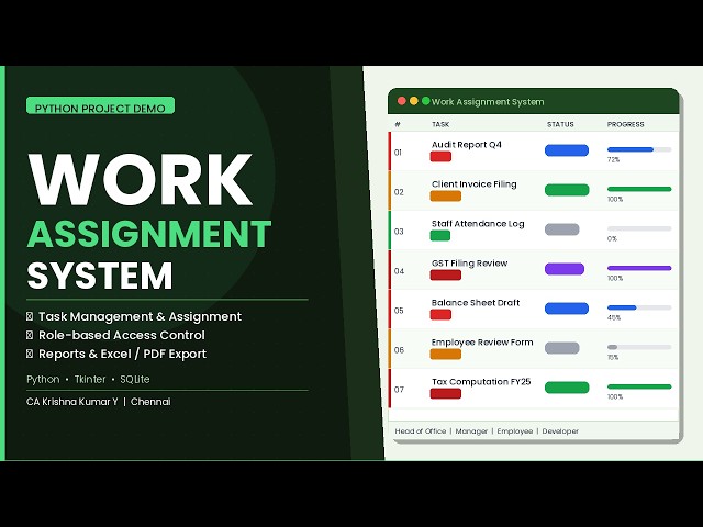 Work Allocation Tool - Python
