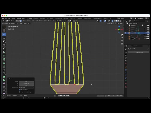 How to make a fork in blender #freestor #blender #blendergameengine