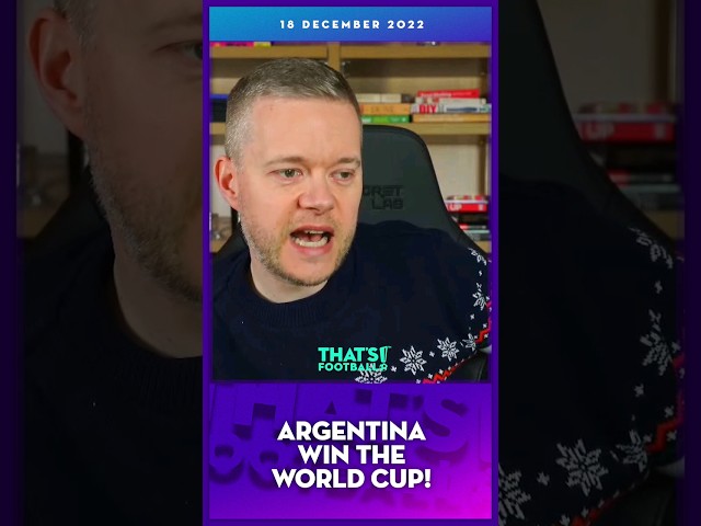 Goldbridge Reacts to Argentina Winning the World Cup