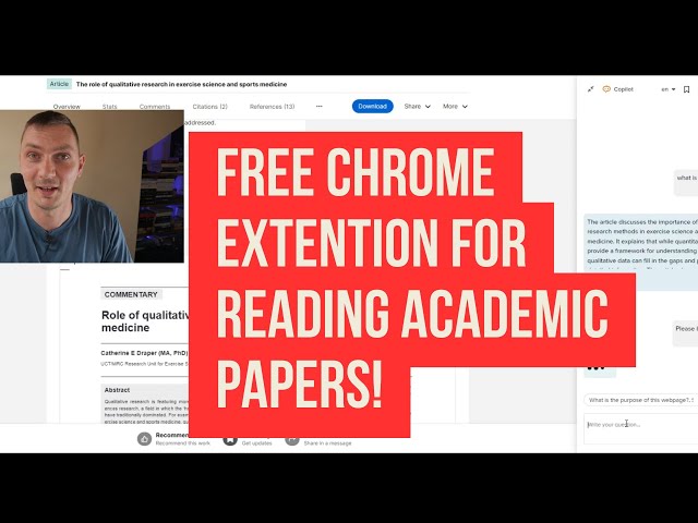 How to read academic literature | free AI tool that will explain complex academic literature to you!