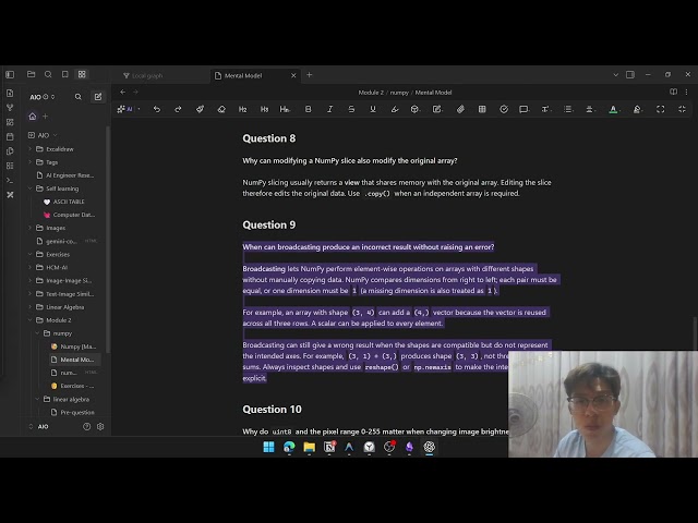 Feyman Technique #1: Numpy overview