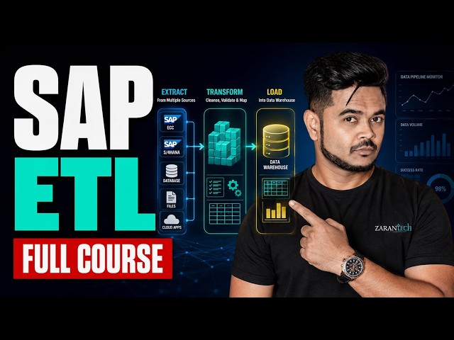 SAP ETL (Extract, Transform, And Load) Full Course | ZaranTech