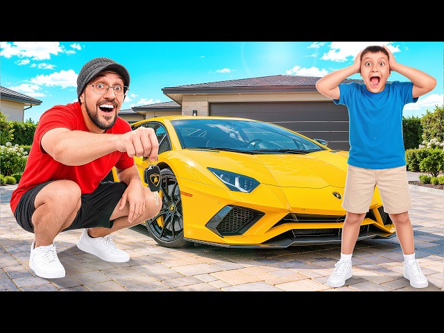 I Surprised My Son With A Lamborghini!