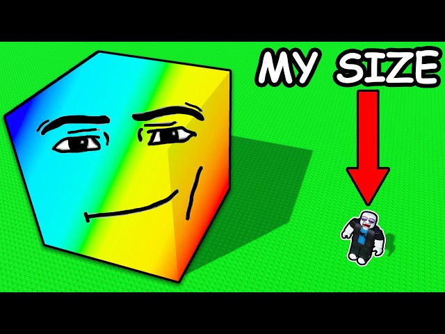 Lifting THE HEAVIEST Cube in Roblox...