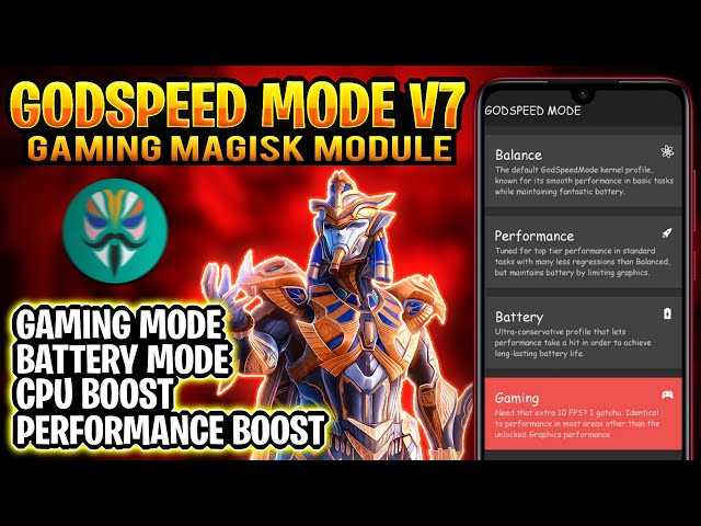 Best Magisk Gaming Module | GODSPEED MODE V7 | Best Magisk Module For BGMI/PUBG | PUBG Lag Fix