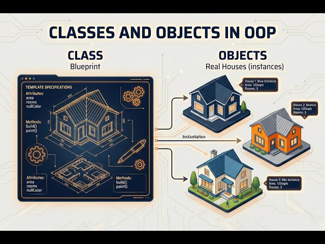 Python Class & Object Example 🚗 | Car Class with Attributes & Method | OOP in Python 2nd year Ch#3