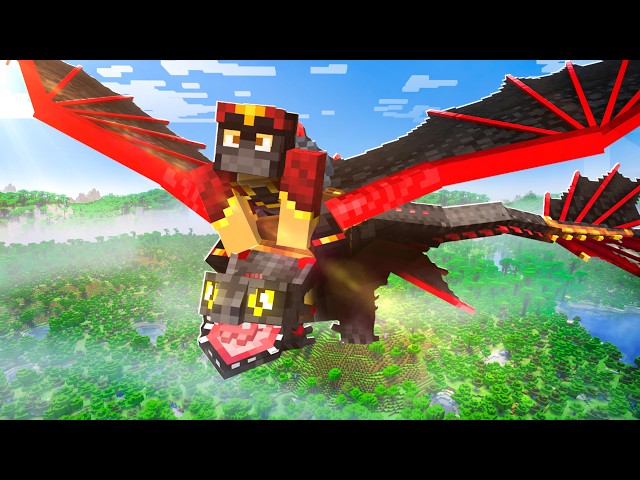 I Found the RAREST Companion Dragon in HTTYD Minecraft!