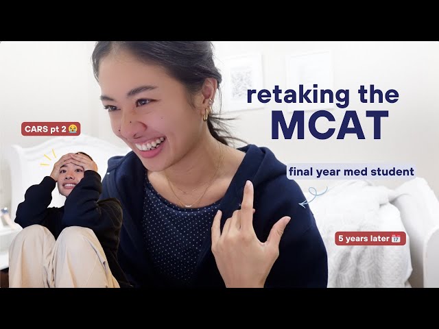 i tried the MCAT again 5 years later as a med student🧍